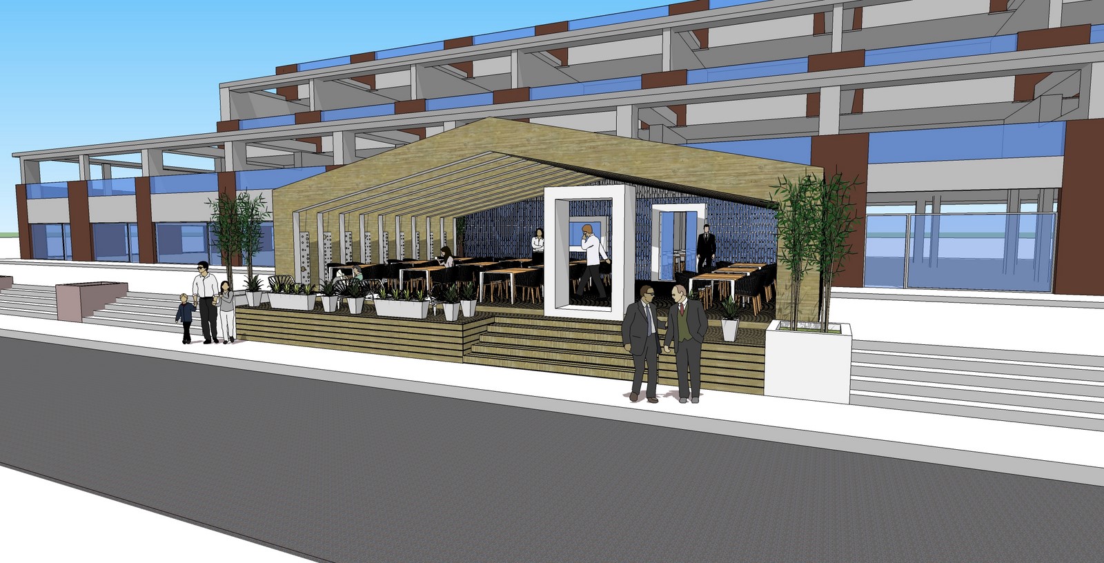 Proposal for restaurant and terrace Image